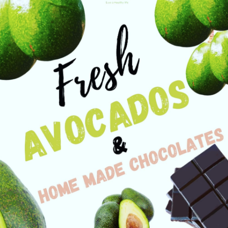 Fresh organic grown Avocados